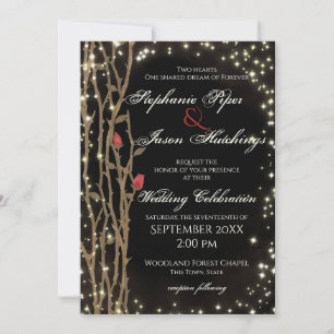 Invitation Fairy Tale Forest Mariage
