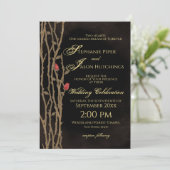 Invitation Fairy Tale Forest Mariage (Debout devant)