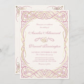 Invitation Fairy Tale Imaginaire Storybook Mariage (Devant / Derrière)