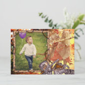 Invitation Fairy Tale Knight On Horse Photo Anniversaire (Debout devant)