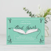 Invitation Fairy Tale Mint Green Genre Neutre Livre Douche (Debout devant)