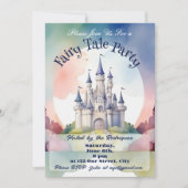 Invitation Fairy Tale Party (Devant)