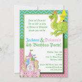 Invitation Fairy Tale Party (Devant)