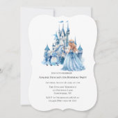 Invitation Fairy Tale Princess Castle Girl Birthday Party (Devant)