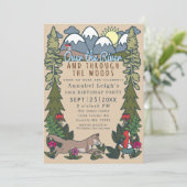 Invitation Fairy Tale Red Riding Hood Anniversaire de enfant (Debout devant)