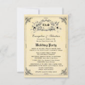 Invitation Fairy Tale Storybook Wedding Programs (Devant)
