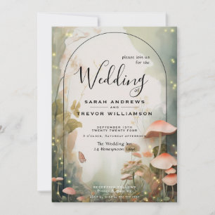 Invitation Fairy Tale Woodland Fairycore Romance