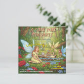 Invitation Fairy Tea Party (Debout devant)