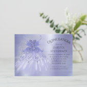 Invitation Fairy Wing Lavender Gown | Fleur d'iridescente vio (Debout devant)