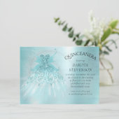 Invitation Fairy Wing Mint Gown | Luxe Pearl Green Aqua Sheen (Debout devant)