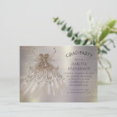 Invitation Fairy Wing Taupe Gown | Fleur de Champagne Élégant (Debout devant)