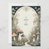 INVITATION FAIRYCORE FAIRYTALE BABYSHOWER 1ER ANNIVERSAIRE TO (Dos)