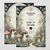 INVITATION FAIRYCORE FAIRYTALE BABYSHOWER 1ER ANNIVERSAIRE TO (Devant / Derrière)