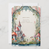 Invitation FAIRYTALE ANNIVERSAIRE OU Baby shower N'IMPORTE QU (Dos)