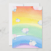 Invitation Fairytale Aquarelle Château Dragon Histoire magiqu (Dos)