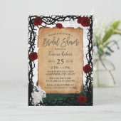 Invitation Fairytale Forest Rabbit Rose & Thorn Fête des mari (Debout devant)