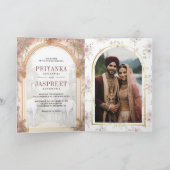 Invitation Fairytale Horses Ancien Mariage du Palais Indien (Intérieur)