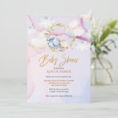 Invitation Fairytale jolie ours de sommeil de la forêt | BABY (Debout devant)