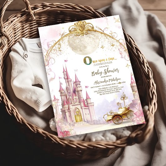 Invitation Fairytale Magie et Baby shower d'histoire enchanté
