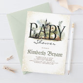Invitation Fairytale Magie et Baby shower d'histoire enchanté