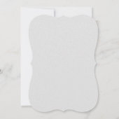 Invitation Fairytale Mariage Carriage Argent (Dos)