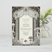 Invitation Fairytale Mariage Fairycore Mushrooms Forest (Debout devant)