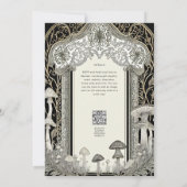 Invitation Fairytale Mariage Fairycore Mushrooms Forest (Dos)