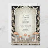 Invitation Fairytale Mariage Fairycore Mushrooms Forest (Devant)