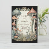 Invitation Fairytale Mariage Fairycore Mushrooms Forest (Debout devant)