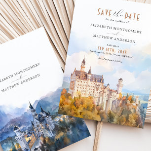 Invitation Fairytale Neuschwanstein Castle Enregistrer la car