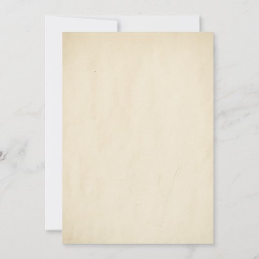 Invitation Fairytale Old Castle Vintage Anniversaire (Dos)