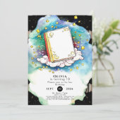 Invitation Fairytale Pastel Storybook Anniversaire (Debout devant)