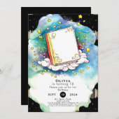 Invitation Fairytale Pastel Storybook Anniversaire (Devant / Derrière)