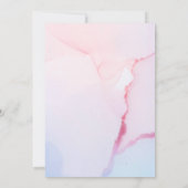 Invitation Fairytale Pink Unicorn Dream | Baby shower virtuel (Dos)