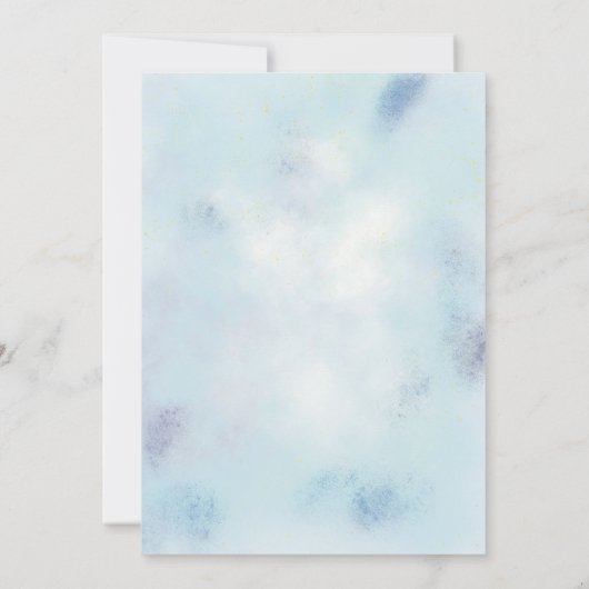 Invitation Fairytale Pony Star Balloon 1er Anniversaire (Dos)