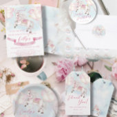 Invitation Fairytale Pony Stars Pink Balons Anniversaire