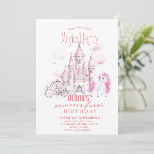 Invitation Fairytale Princess (Debout devant)