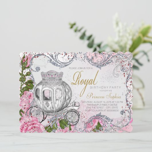 Invitation Fairytale Princess (Debout devant)