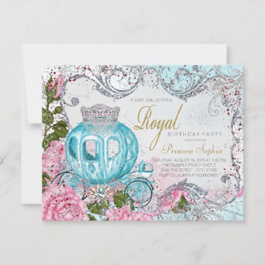 Invitation Fairytale Princess (Devant)