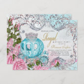 Invitation Fairytale Princess (Devant / Derrière)