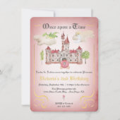 Invitation Fairytale Princess Castle (Devant)