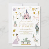 Invitation Fairytale Princess Dragon Girl Anniversaire (Devant)