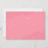 Invitation Fairytale Princess Girl Anniversaire de enfant Par (Dos)