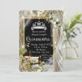Invitation Fairytale Princess Quinceañera (Debout devant)
