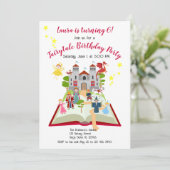 Invitation Fairytale Stories Fille fête d'anniversaire (Debout devant)