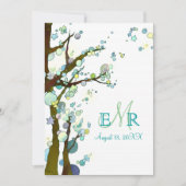 Invitation Fairytale Trees Unique Mariage blanc (Devant)