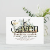 Invitation Fairytale Unicorn Dragon Magic Castle 7e anniversa (Debout devant)