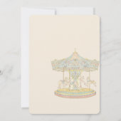 Invitation Fairytale Vintage Amusement Park Anniversaire (Dos)