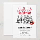 Invitation Fais Galoper la Galentine ! (Devant / Derrière)