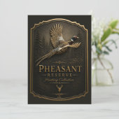 Invitation Faisan, Chasse Royale (Debout devant)